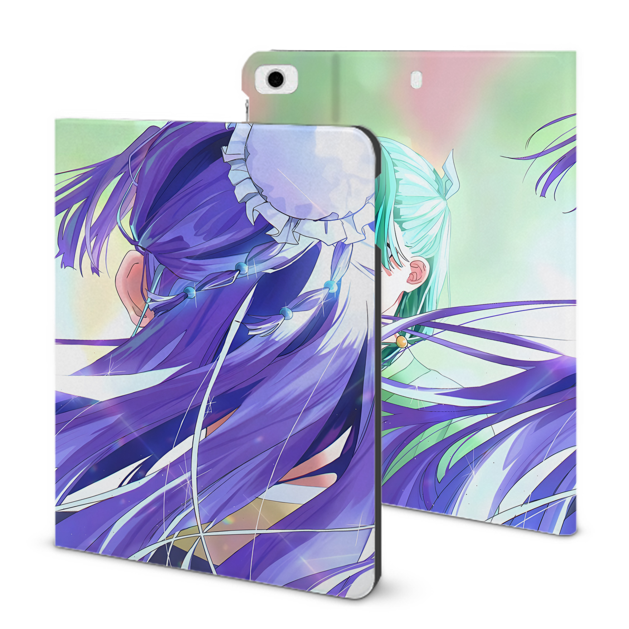 （画像用） 薬屋のひとりごと The Apothecary Diaries IPad ケース ブック型 PUレザー TPU 耐衝撃 軽量 薄型 ペン収納なし 全面保護 IPad 各モデル対応